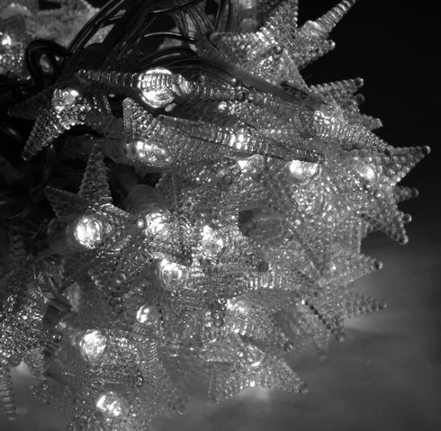 100 LED Star String Lights, Cool White Fairy Lights Christmas Set, 49 Feet, 8 Modes Plug for Indoor Outdoor Decorative Holiday Use, Christmas Tree, Gardens, Weddings, Bedroom Decorations UL Certified
