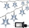 100 LED Star String Lights, Cool White Fairy Lights Christmas Set, 49 Feet, 8 Modes Plug for Indoor Outdoor Decorative Holiday Use, Christmas Tree, Gardens, Weddings, Bedroom Decorations UL Certified