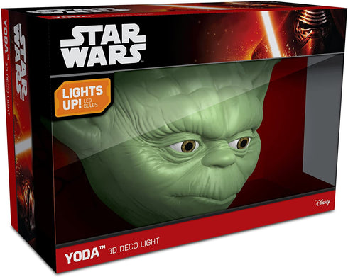 3D Light FX Star Wars Yoda Face 3D Deco LED Wall Light