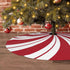MOLIAN 48" Traditional Christmas Tree Skirt with Swirl Peppermint Candy Design Holiday Party Decoration