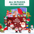 Christmas Fidget Toy Pack, Fidget Packs Christmas, Christmas Fidgets Toy Set for Kids and Adults, Christmas Party Favors, Goodie Bag Fillers