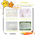 6ft/183cm White Tulle Tutu Table Skirt, Wedding Bridesmaid Sister Costume,Party Skirt, Rectangle Or Round Decorative Table Decoration, Fashion Deluxe Romantic Birthday Party Baby Shower (Wave)