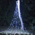 Christmas Decorations Outdoor Lights,11.5ft 317 LED Star Christmas Tree Lights,8 Memory Lighting Modes&Timer Christmas Star Lights for Yard,Wedding,Party,Christmas Decorations (White)