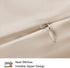 INSSL Silk Pillowcase for Women, Mulberry Silk Pillowcase for Hair and Skin and Stay Comfortable and Breathable During Sleep. (Taupe, 20"×26")