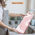 Extra Large Silicone Pastry Mat, Non-Slip with Measurement Non Stick, Large and Thick, for Fondant, Rolling Dough, Pie Crust, Pizza and Cookies - BPA Free Easy Clean Kneading Matts,24" x 32", Red