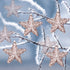6" Five-Pointed Star Christmas Ornaments,4pc Set Cham/Rose Christmas Decorations Star for Xmas Trees Hanging Ornaments, Wedding Party Holiday Decorations (Cham/Rose)