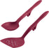 Rachael Ray Tools and Gadgets Flexi Turner and Scraping Spoon Set / Cooking Utensils - 2 Piece, Burgundy Red