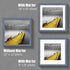 12x12 Picture Frames Wood Distressed Blue Display Pictures 10x10 or 8x8 with Mat or 12x12 without Mat - 12x12 Inch Square Photo Frames with 2 Mats for Wall or Tabletop Mount, 1 Pack