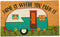 DII Natural Coir Doormat, Home Sweet Home Mat, 18x30, Camper