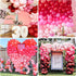 Winrayk 150Pcs Valentine's Day Balloon Garland Arch Kit Pink Red Rose Red Balloons 18" 10" 5" for Women Girls Valentine's Day Mother's Day Wedding Engagement Anniversary Party Decoration Supplies