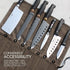 Free Life Makers Knife Storage Bag | Rolled Premium Knife Carrier Holder and Organizer