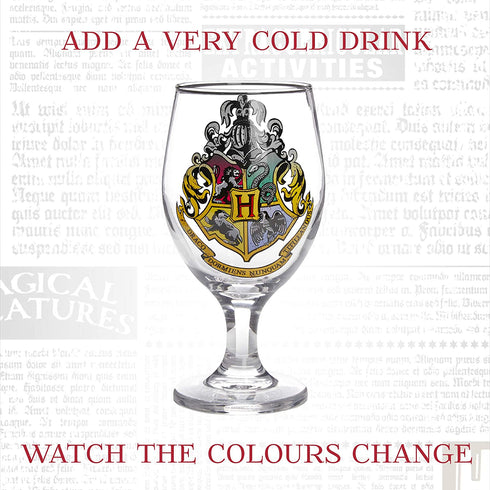 Harry Potter Color Change Tumbler Glass - Officially Licensed Merchandise