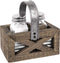 Autumn Alley Barn Door Rustic Salt and Pepper Shakers Set in Wood and Galvanized Caddy | Farmhouse Salt and Pepper Shakers For Rustic Kitchen Decor | Rustic Kitchen Accessory for your Country Kitchen