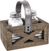 Autumn Alley Barn Door Rustic Salt and Pepper Shakers Set in Wood and Galvanized Caddy | Farmhouse Salt and Pepper Shakers For Rustic Kitchen Decor | Rustic Kitchen Accessory for your Country Kitchen