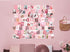 Artivo Pink Aesthetic Wall Collage Kit, 100 Set 4x6 inch, Room Decor for Teen Girls, Pastel Pink Wall Art Print, Dorm Photo Collection, Small Posters for Room Aesthetic