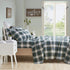 Comfort Spaces Cotton Flannel Breathable Warm Deep Pocket Sheets With Pillow Case Bedding, Twin, Scottish Plaid Green