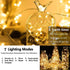ZNYCYE 10 Pack Fairy Lights with Timer,10ft 30 LED String Lights 7 Modes Fairy Lights Battery Operated Waterproof for DIY Wedding Party Bedroom Mason Jars Christmas Decorations (Warm White)