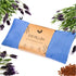 Lavender Eye Pillow 2-in-1 - Eye Pillow for Sleeping - Microwaveable Weighted Eye Pillow - Meditation and Relaxation Gift - with Flaxseed & Lavender Seeds - Stress Relief Anxiety and Migraine Relief