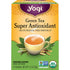 Yogi Tea - Green Tea Super Antioxidant (4 Pack) - Supports Overall Health with Licorice Root, Lemongrass, and Jasmine - Contains Caffeine - 64 Organic Green Tea Bags