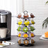 Flagship for Keurig Pod Holder K cup Carousel Coffee Pod Holder Stand Black Metal 5 Tier 35 Pods