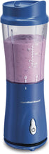 Hamilton Beach Personal Smoothie Blender With 14 Oz Travel Cup And Lid, Blue 51132