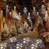 Vigdur Christmas String Lights - Snowflake Projector Light String with 10 LED Hanging Blue&White Snowflake Projector Bulbs Plug in for Indoor Outdoor Xmas Patio Yard Bedroom Holiday Decor,31.4FT