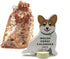 Greeting Life Inc. Welsh Corgi 2022 Die-cut Desktop Calendar 4 in. W x 4.5 Tall with Red Organza Pouch