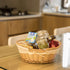 Oval Willow Basket with Double Drop Down Handles