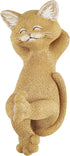 Whimsical Orange Cat Laying on Back Figurine Cute Collectible - Happy Cat Collection - Cat Lover Gifts for Women, Cat Lover Gifts for Men, Cute Cat Gifts