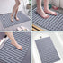KMAT Shower Mat Non Slip Bathtub Mats Bath Mats for Shower Tub with Suction Cups and Drain Holes,Bathmat Bath Tub Mat (BPA, Latex, Phthalate Free)-Grey