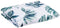 NoJo Super Soft Green & White Palm Leaf Nursery Crib Fitted Sheet, Green, White