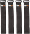 Extension Cord Wrap Organizer, 4 Pack of Elastic Storage Straps - 24 Inch Stretchy Hook and Loop Cinch Straps for Power Cables, Hoses, Ropes, and More