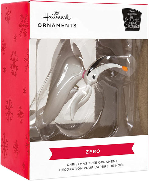 Hallmark Disney Tim Burton's The Nightmare Before Christmas Zero Christmas Ornament, Multicolor (0002HCM9436)