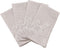 SARO LIFESTYLE Embroidered Swirl Design Linen Blend Napkin-Set of 4/001.N20S, 20", Natural