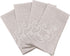 SARO LIFESTYLE Embroidered Swirl Design Linen Blend Napkin-Set of 4/001.N20S, 20", Natural