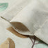 Leeva Embroidered Small Curtain Valance for Windows Bedroom, Embroidery Leaf Linen Energy Saving Valances for Dining Room Studio, 52x18, Green Leaves