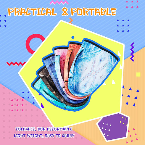 6 Pieces Hot Coffee Cup Sleeve Marble Pattern Reusable Neoprene Insulated Sleeves Cup Cover Holders Drinks Sleeve Holder for 30-32 OZ Cold Hot Beverages