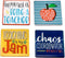 Cute Magnet Gift Sets for Teacher - Refrigerator Magnets - 4 pk Gift Set