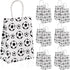 24 Pieces Soccer Party Favor Bags Soccer Goodie Bags Paper Soccer Print Treat Candy Gift Bags for Kids Soccer Themed Birthday Party Supplie Decorations