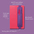 IF Bookaroo Pen Pouch Notebook/Pen Organiser Elasticated A5 Notebook - Rose Gold