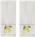SKL Home Lemon Zest Hand Towel Set, White