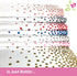 Decostyle Premiun Plastic Tablecloth for Parties, Party Table Cloths Disposable, Stylish Design, Black Gold Dots Decorations, Waterproof, Rectangular Table Cover, 54 Inch x 108 Inch