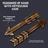TreasuresDeck Wooden Arrow Wall Decor - Set of 3 Arrow Home Decor 14.96 x 3.94- Rustic Wall Decor Arrow, Fir Wood Arrows Farmhouse Arrow Decorations, Dark Brown