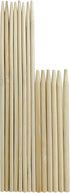 KingSeal Renewable Bamboo Wood Corn Dog Skewers, Sticks, 8.75 Inches x 5 mm Diameter, Blunt Point for Safety, Retail Pack - 5 Bags of 50 Skewers (250 Count)