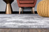 Rugshop Contemporary Abstract Distressed Area Rug 2' x 3' Gray