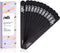 ZMOI Professional Nail Files, 12 PCS Washable Double Sided Emory Board 100/180 Grit for Natural/Acrylic Nails, Waterproof and Durable Design, Ergonomic and Practical, Ideal for Salon, Home Use