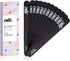 ZMOI Professional Nail Files, 12 PCS Washable Double Sided Emory Board 100/180 Grit for Natural/Acrylic Nails, Waterproof and Durable Design, Ergonomic and Practical, Ideal for Salon, Home Use