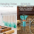 Silicone Kitchen Cooking Utensils Set with Wooden Bamboo Handles (11 Piece) | BONUS Cup | Durable Cookware Tools | BPA-Free, Non-Stick Safe, Non-Toxic | Include Tongs, Spatula, Turner, Ladle and More