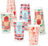 Richboom Christmas Cups, 21 Count, 16oz Disposable Christmas Coffee Cups Tea Cups Holiday Paper Coffee Cups for Merry Christmas or New Year Party Decorations
