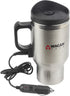 Wagan EL6100 12V Stainless Steel 16 oz Heated Travel Mug with Anti-Spill Lid, 1 Pack